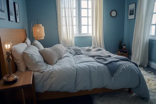 Organisation idéale de l’espace pour un aménagement de chambre favorisant un sommeil optimal.