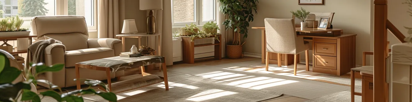 Optimiser un petit espace avec des idées d’aménagement senior pour plus de confort et d’autonomie au quotidien.