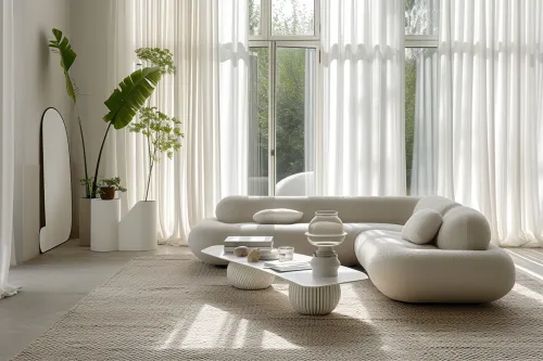 Optimiser la lumière naturelle et les couleurs vives favorise l’agrandissement visuel de tout espace intérieur.