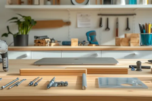 Sélection des meilleurs matériaux pour créer un support d’ordinateur DIY pratique et personnalisé.