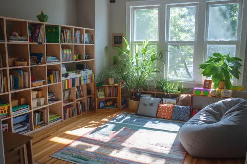 Aménager des espaces polyvalents dans la maison permet de délimiter chaque fonction sans cloisonner l’espace.